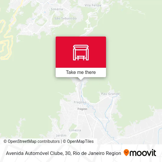 Avenida Automóvel Clube, 30 map