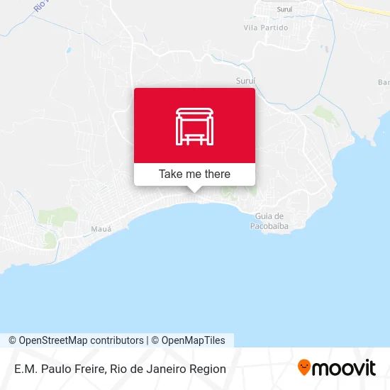 E.M. Paulo Freire map