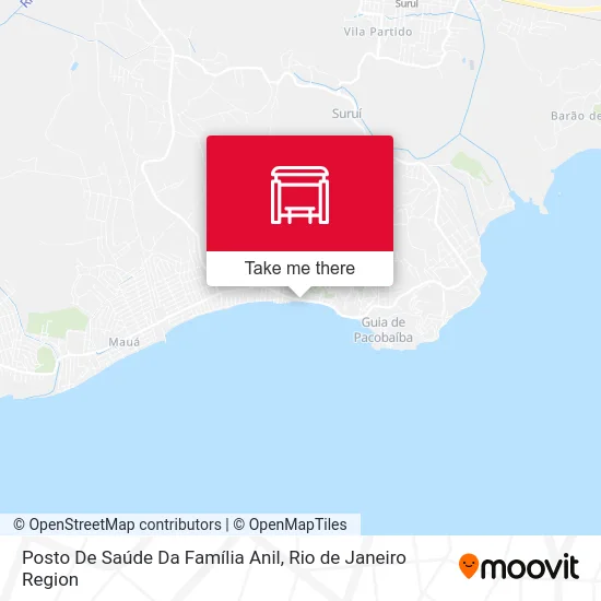 Posto De Saúde Da Família Anil map