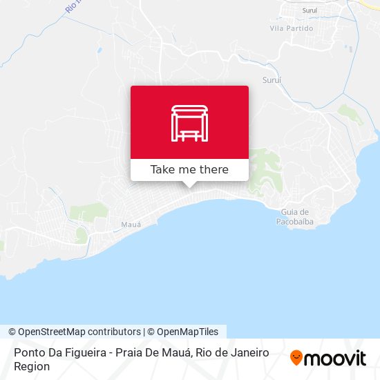 Mapa Ponto Da Figueira - Praia De Mauá