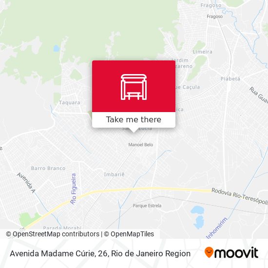 Avenida Madame Cúrie, 26 map