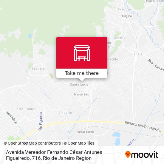 Mapa Avenida Vereador Fernando César Antunes Figueiredo, 716