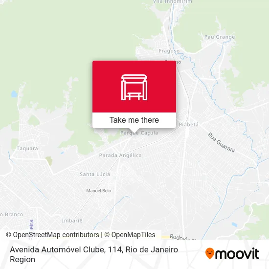 Avenida Automóvel Clube, 114 map