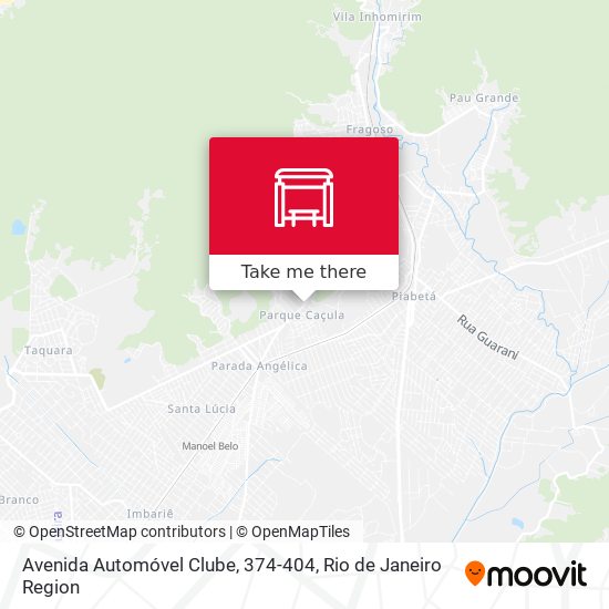 Avenida Automóvel Clube, 374-404 map