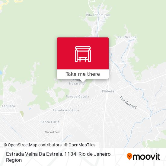Estrada Velha Da Estrela, 1134 map