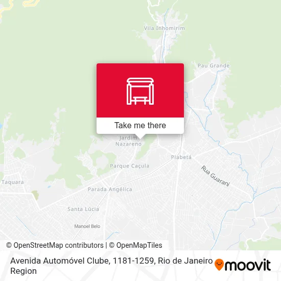 Avenida Automóvel Clube, 1181-1259 map