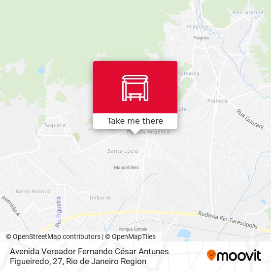 Mapa Avenida Vereador Fernando César Antunes Figueiredo, 27