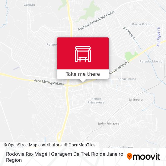 Rodovia Rio-Magé | Garagem Da Trel map