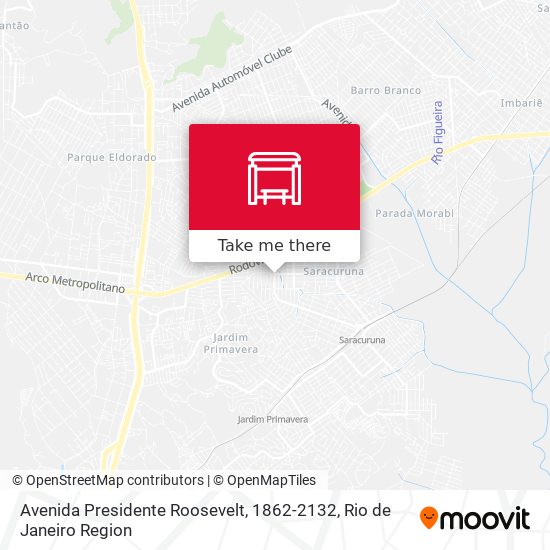 Avenida Presidente Roosevelt, 1862-2132 map