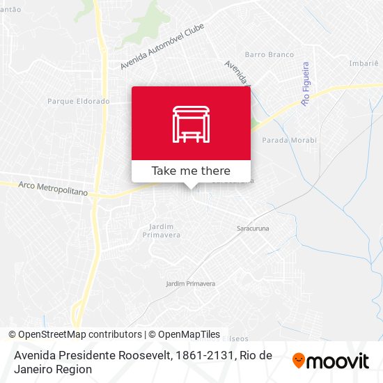 Avenida Presidente Roosevelt, 1861-2131 map