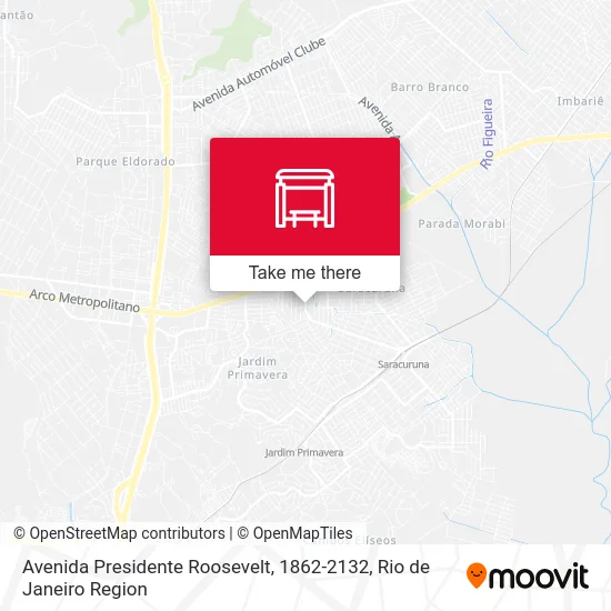 Avenida Presidente Roosevelt, 1862-2132 map
