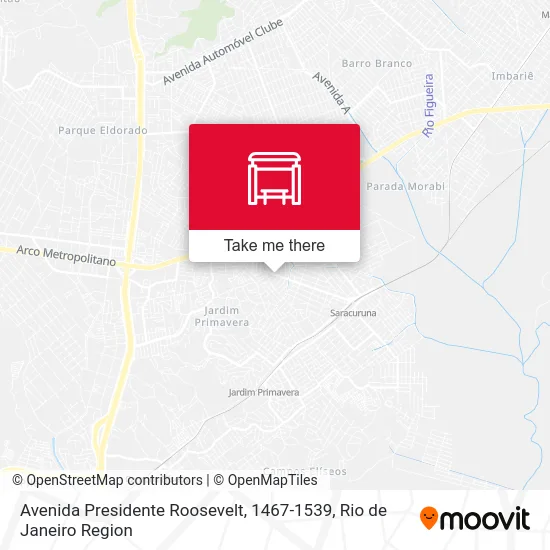 Avenida Presidente Roosevelt, 1467-1539 map