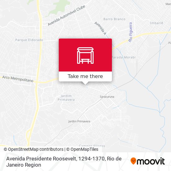 Avenida Presidente Roosevelt, 1294-1370 map