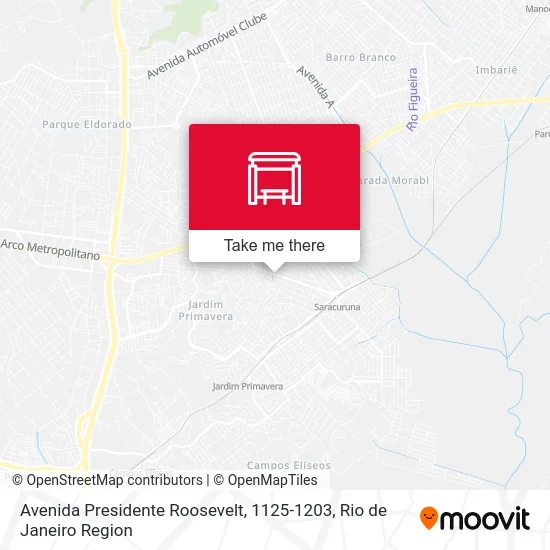 Avenida Presidente Roosevelt, 1125-1203 map