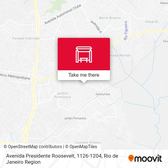 Avenida Presidente Roosevelt, 1126-1204 map