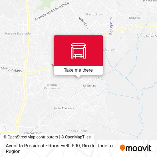 Avenida Presidente Roosevelt, 590 map
