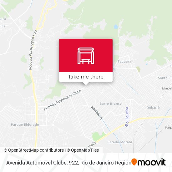 Avenida Automóvel Clube, 922 map