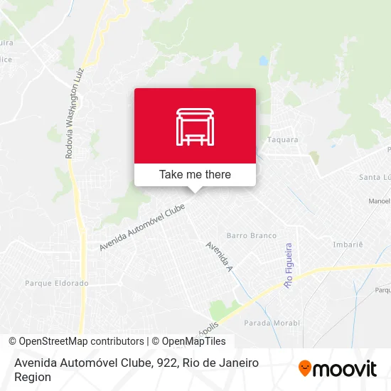 Avenida Automóvel Clube, 922 map
