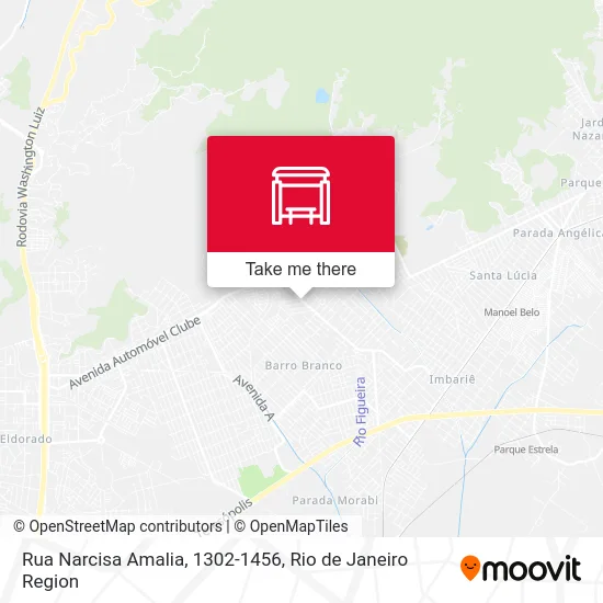 Rua Narcisa Amalia, 1302-1456 map