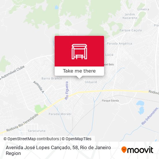 Avenida José Lopes Cançado, 58 map