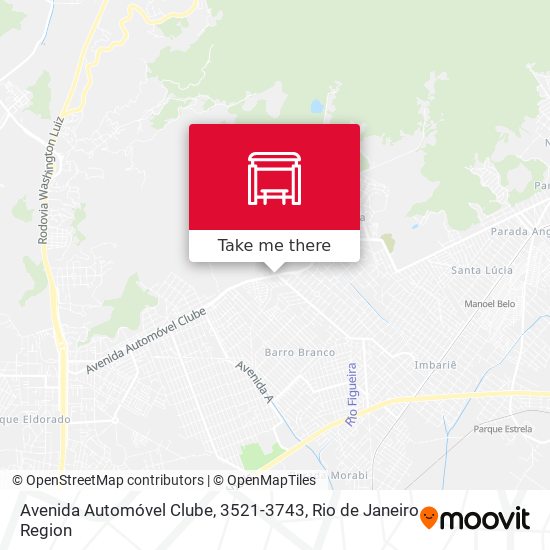 Avenida Automóvel Clube, 3521-3743 map
