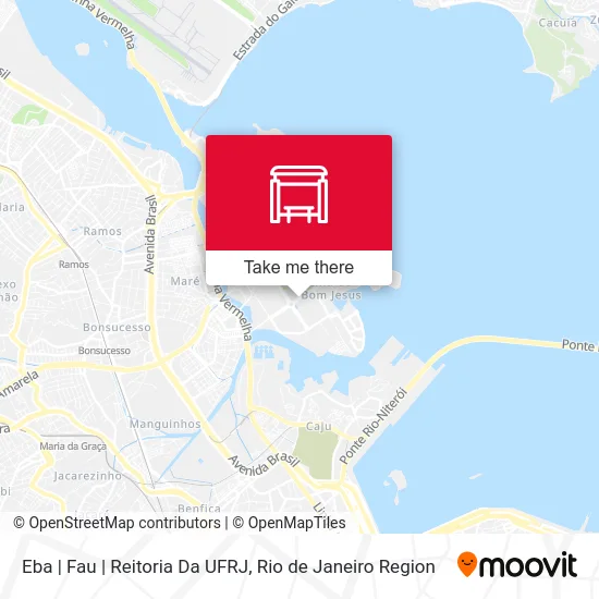 Eba | Fau | Reitoria Da UFRJ map
