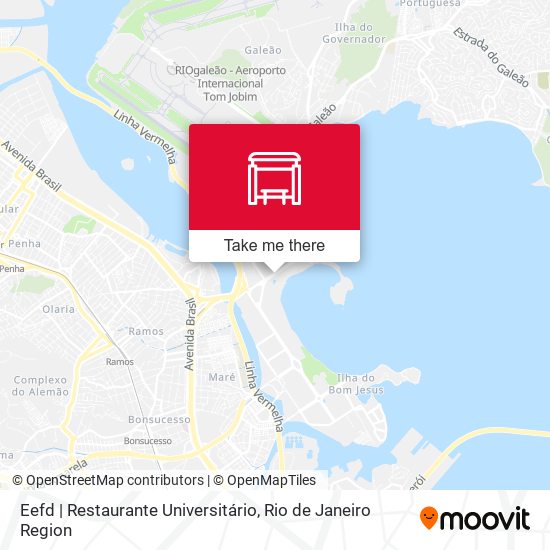 Mapa Eefd | Restaurante Universitário