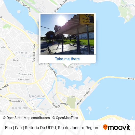 Eba | Fau | Reitoria Da UFRJ map