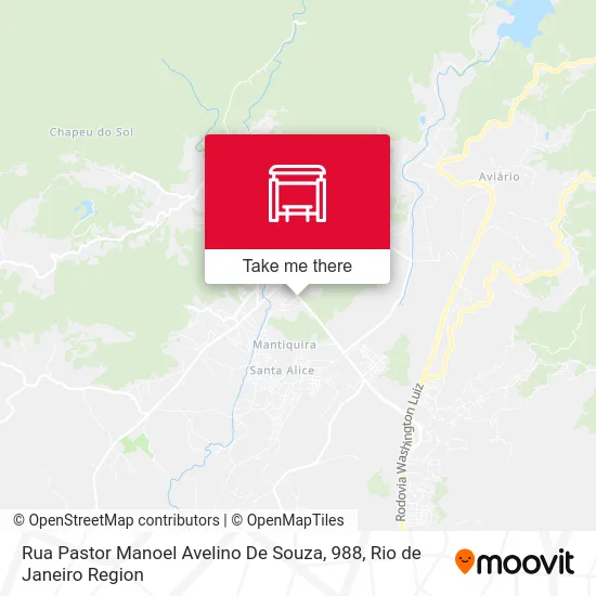 Rua Pastor Manoel Avelino De Souza, 988 map