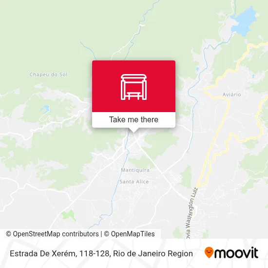 Estrada De Xerém, 118-128 map