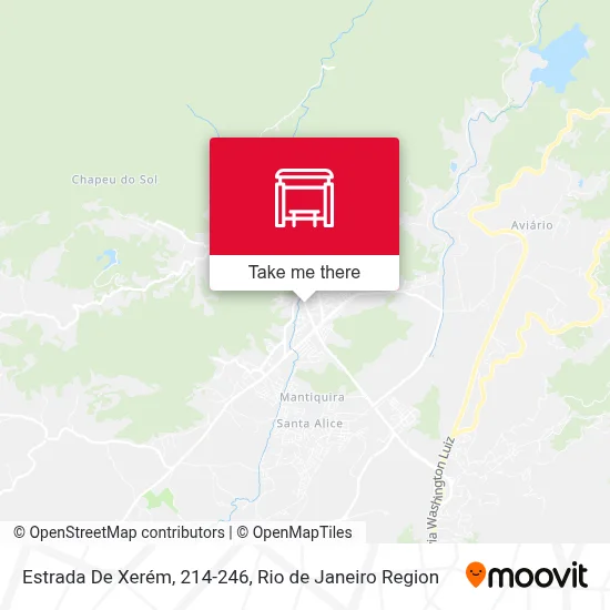 Estrada De Xerém, 214-246 map