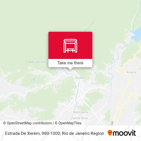 Estrada De Xerém, 980-1000 map