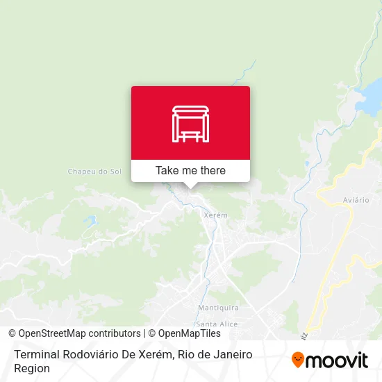 Mapa Terminal Rodoviário De Xerém