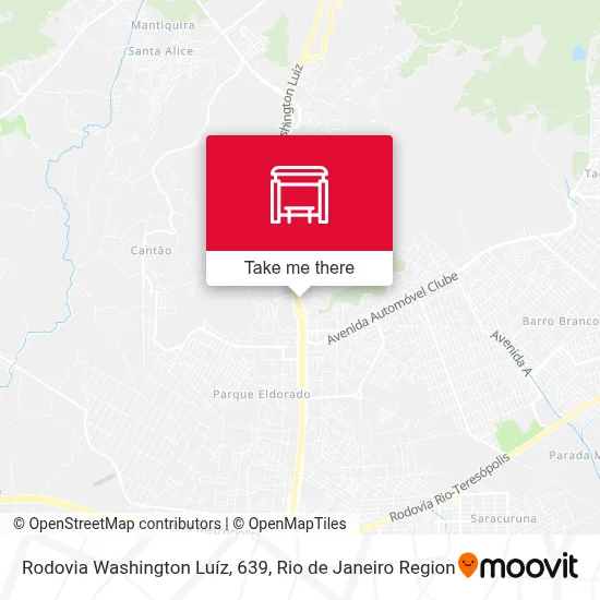 Rodovia Washington Luíz, 639 map