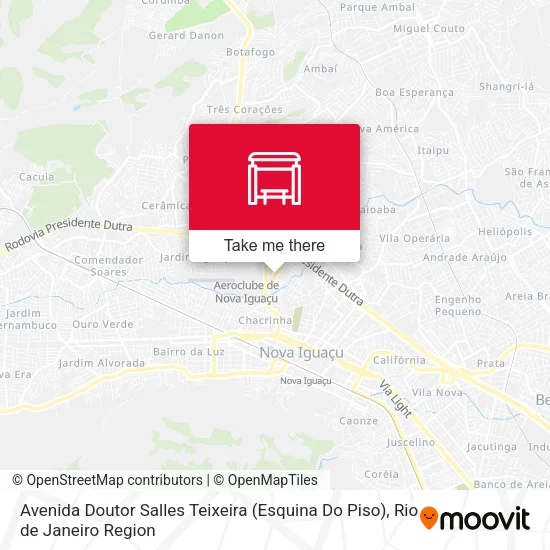 Avenida Doutor Salles Teixeira (Esquina Do Piso) map