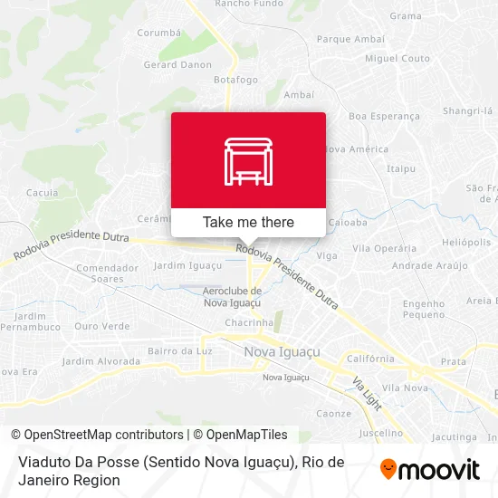 Viaduto Da Posse (Sentido Nova Iguaçu) map