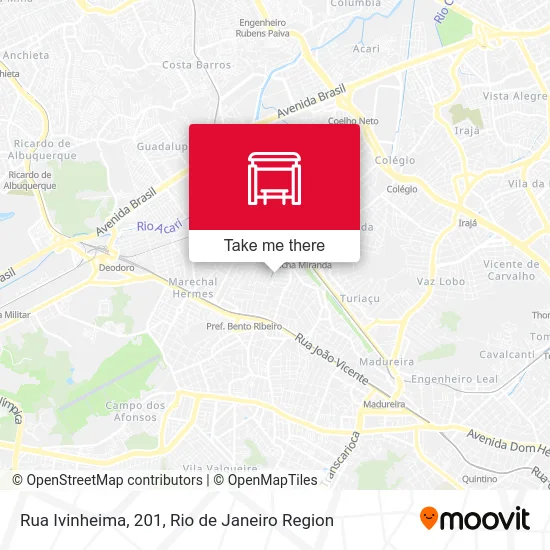 Rua Ivinheima, 201 map