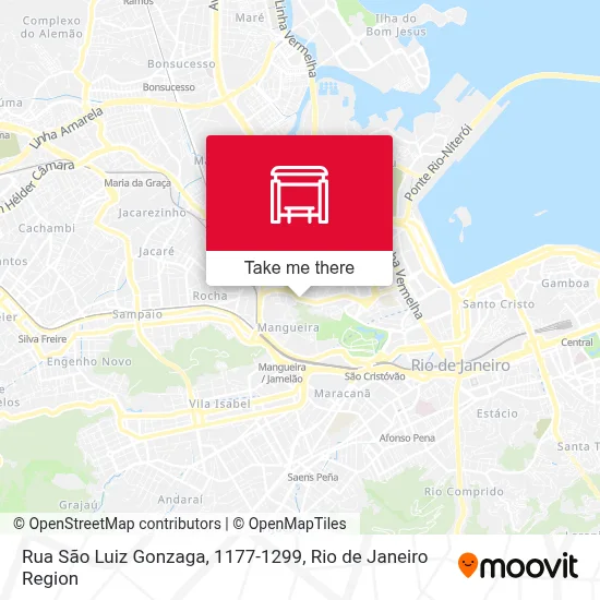 Rua São Luiz Gonzaga, 1177-1299 map