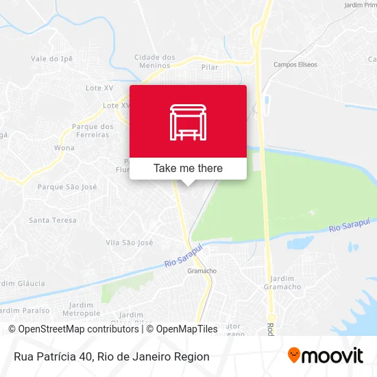 Rua Patrícia 40 map