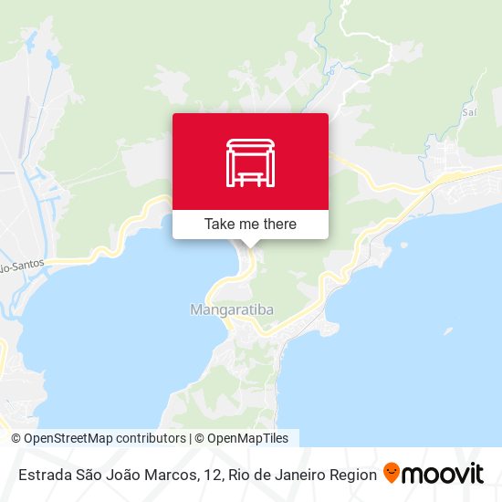 Estrada São João Marcos, 12 map