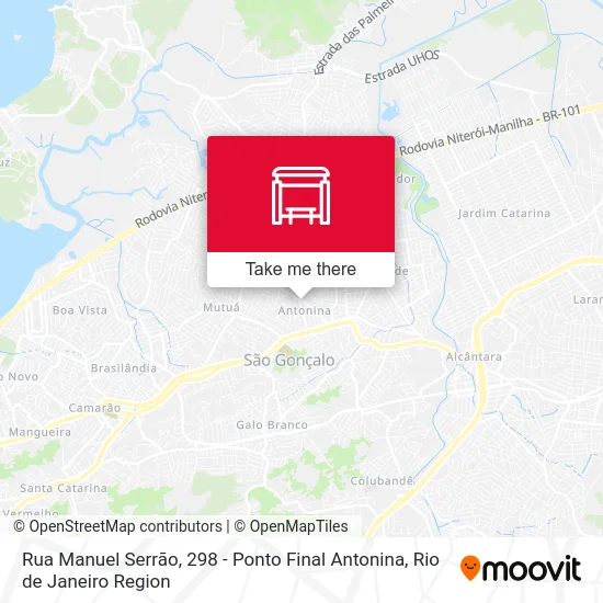 Rua Manuel Serrão, 298 - Ponto Final Antonina map