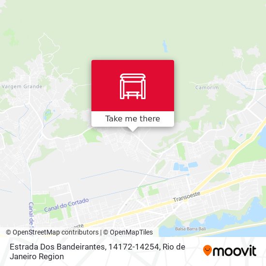 Estrada Dos Bandeirantes, 14172-14254 map