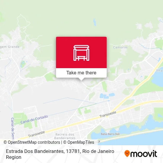 Estrada Dos Bandeirantes, 13781 map