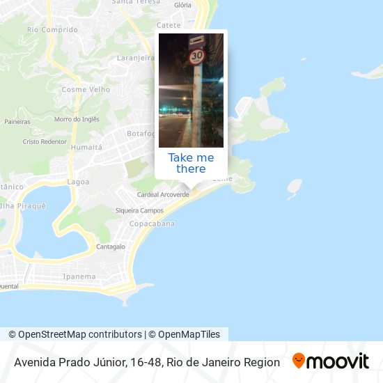 Mapa Avenida Prado Júnior, 16-48