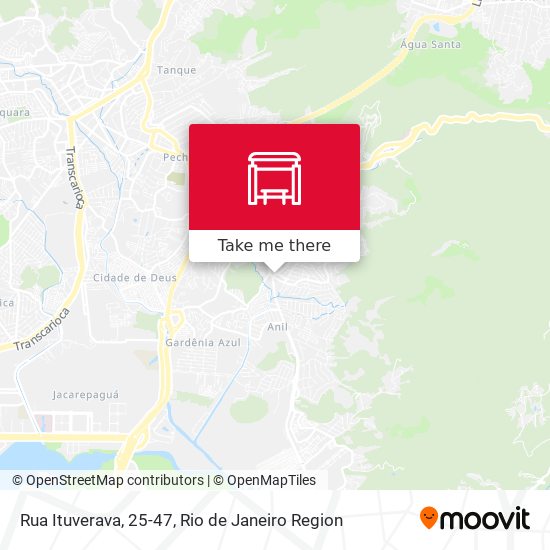 Mapa Rua Ituverava, 25-47