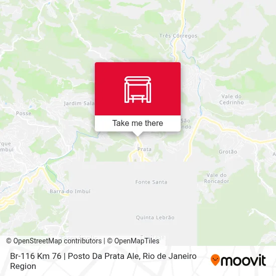 Br-116 Km 76 | Posto Da Prata Ale map