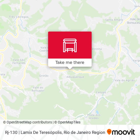 Rj-130 | Lamix De Teresópolis map