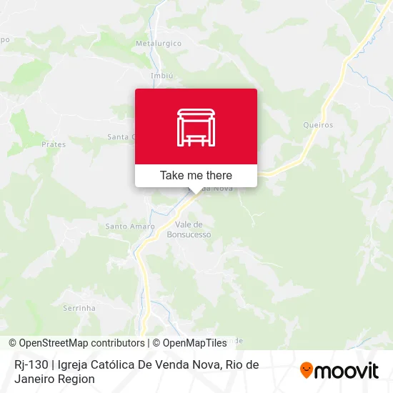 Rj-130 | Igreja Católica De Venda Nova map