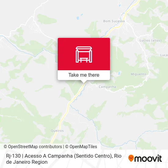 Rj-130 | Acesso A Campanha (Sentido Centro) map