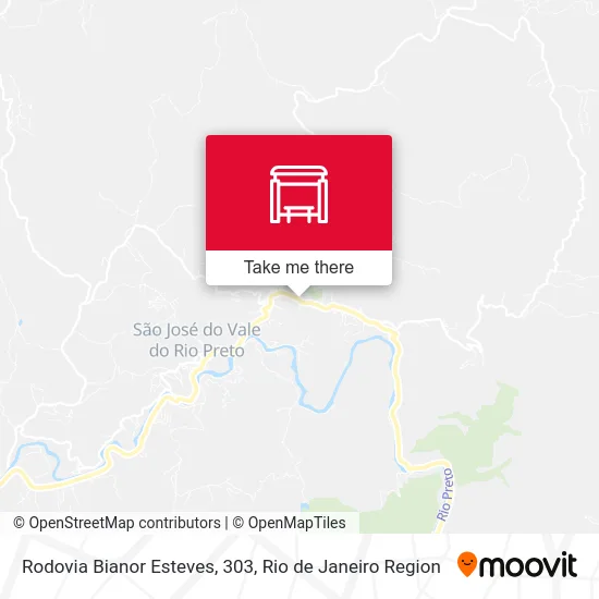 Rodovia Bianor Esteves, 303 map